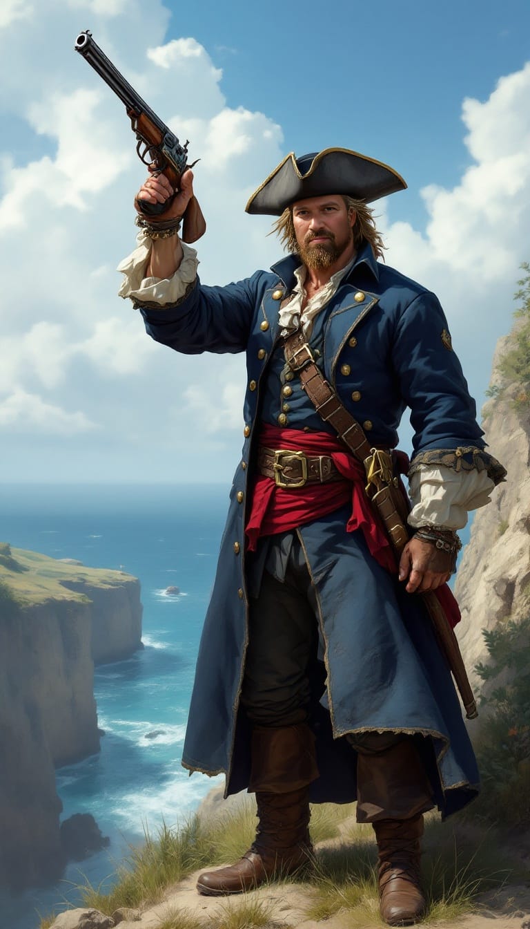 Dreamed as a pirate captain